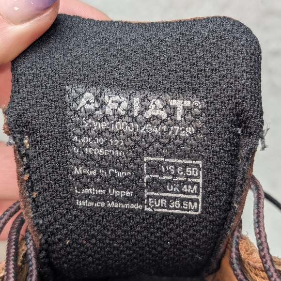 Ariat Canyon Women's 6.5B Soft Toe Lace-Up Casual Western Leather Boots - Picture 9 of 10